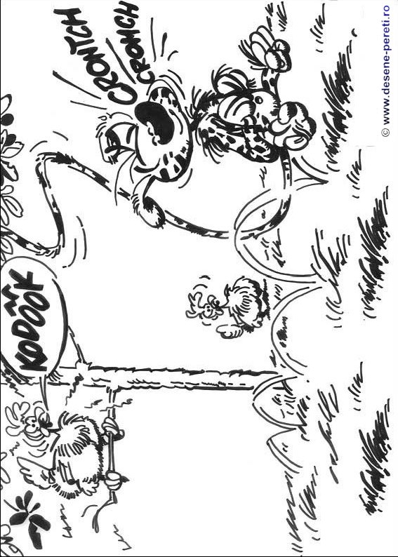 marsupilami desene colorat